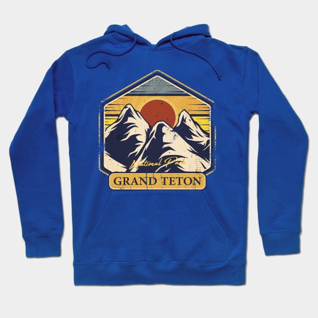 The Jackson Hole Exclusive Wyoming Mountains Lovers Hoodie by Meryarts